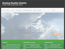 Tablet Screenshot of healinghealthyholistic.com